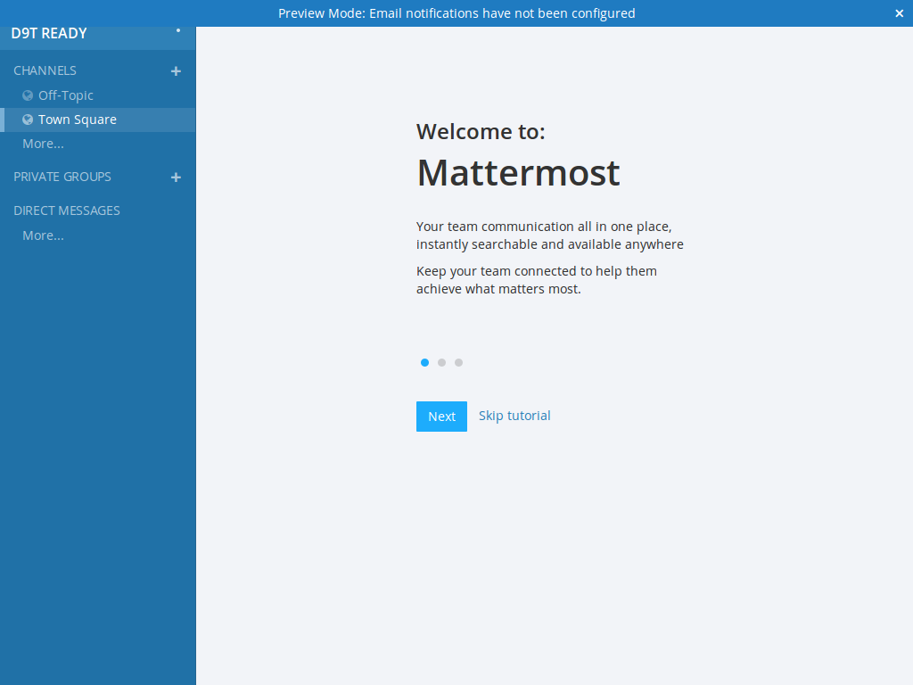 Mattermost Screenshot #3